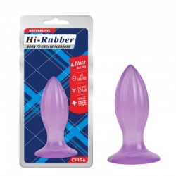Фиолетовая анальная пробка на присоске Butt Plug 4.8 по оптовой цене