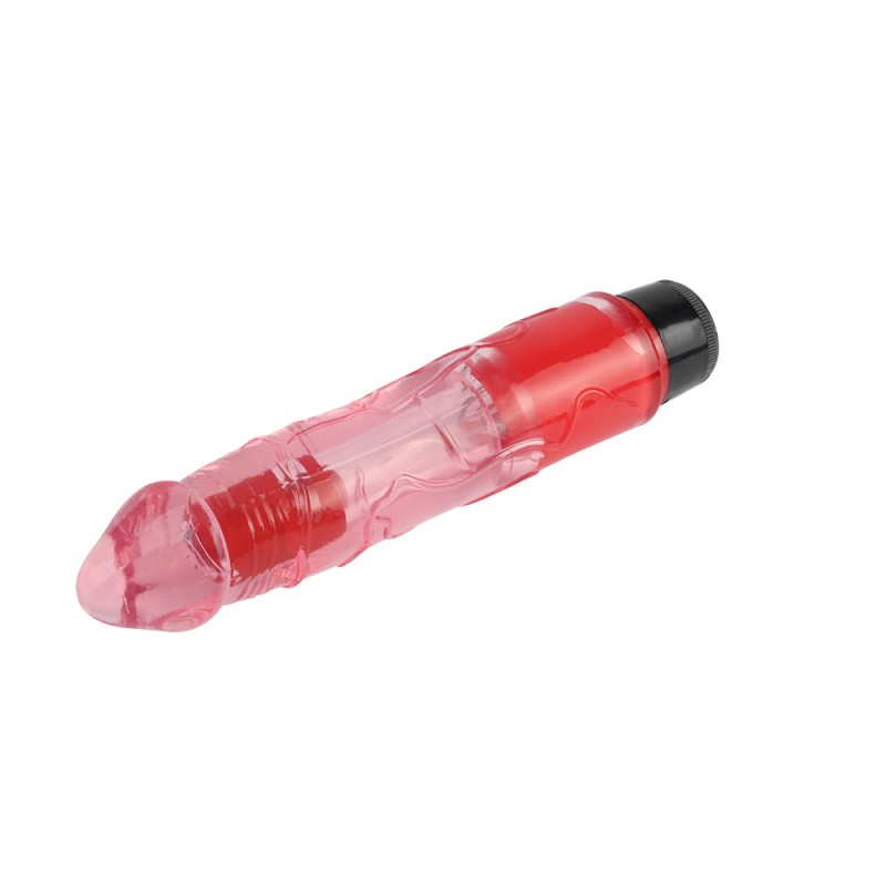 Вибратор мультискоростной прозрачный Realistic Vibe Pink 8.1. Артикул: IXI60981