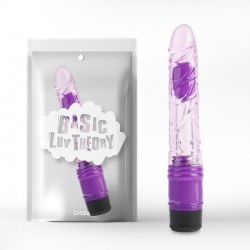 Vibrator multi-speed transparent Realistic Vibe Purple 8.8