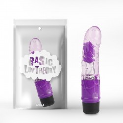 Vibrator multispeed transparent Realistic Vibe Purple 7