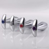     Metal Glans Anal Plug Red