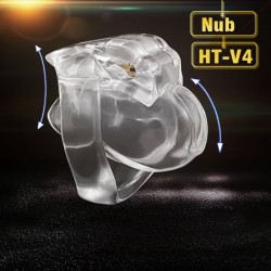 HT V4 Male Chastity Device Nub clear