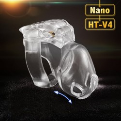 HT V4 Male Chastity Device Nano clear   