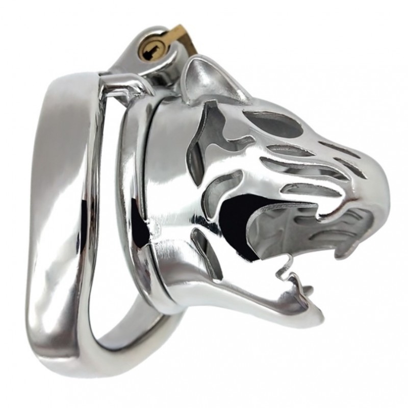 new ultra-small tiger head chastity cage A. Артикул: IXI61009