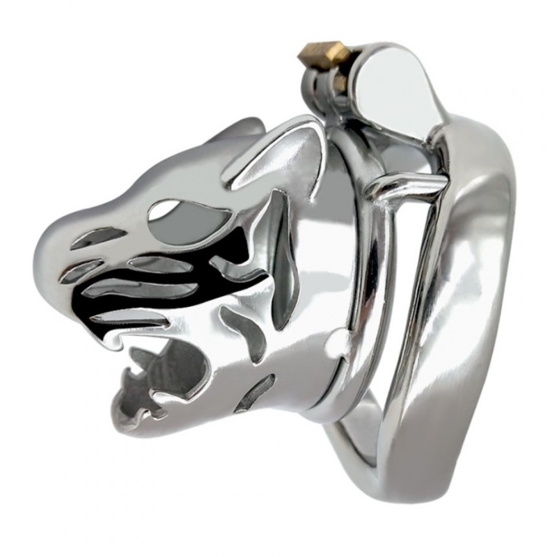 new ultra-small tiger head chastity cage A. Артикул: IXI61009