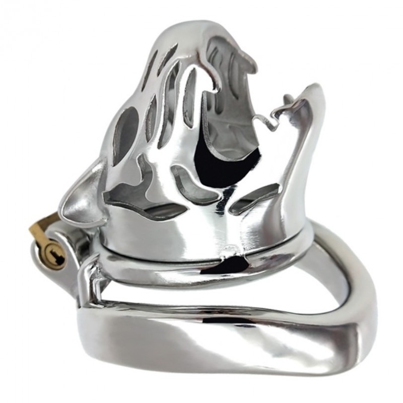 new ultra-small tiger head chastity cage A. Артикул: IXI61009