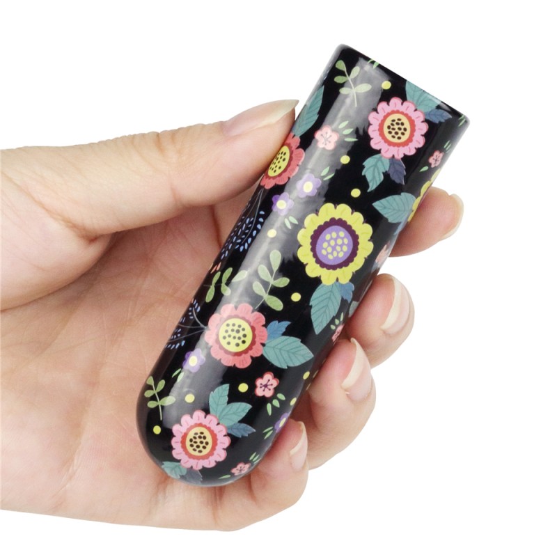 Компактный вибратор с принтом Rechargeable Diana Massager. Артикул: IXI61018