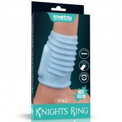Vibrating Spiral Knights Ring (Blue)