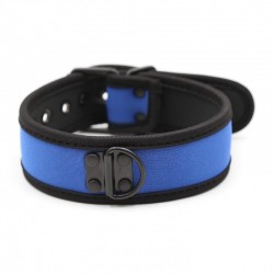 Neoprene adjustable collar blue Puppy Collar