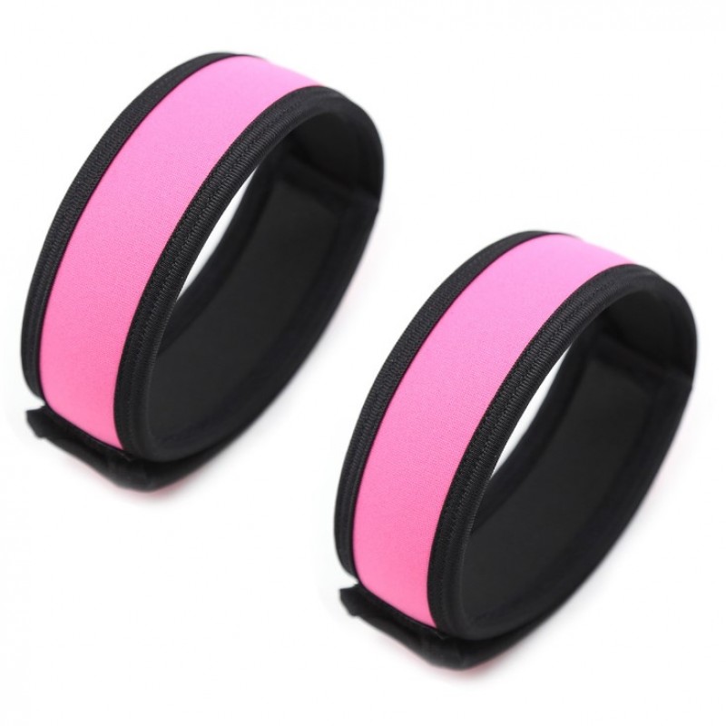 Неопреновые розовые манжеты на руки Puppy Play Armbands. Артикул: IXI61042