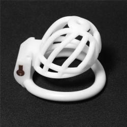 PA Ring New Design Male Chastity Device White