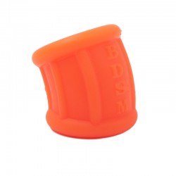 Hyperelastic Silicone Testicular Ring Orange   