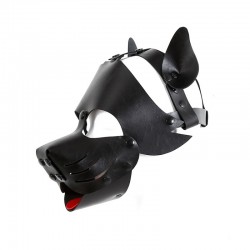 Detachable and Assembled PU Leather Dog Headgear   