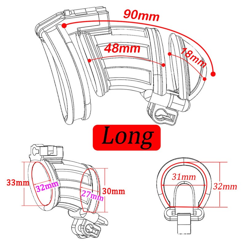 JSSMATE arc ring split chastity device. Артикул: IXI61072