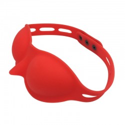 Силиконовая красная бондажная маска Molding Eyepatch