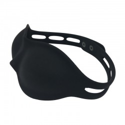 Silicone Black Bondage Mask Molding Eyepatch