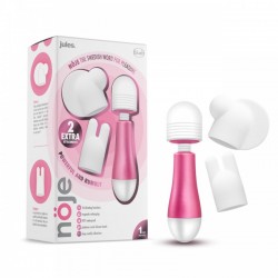 Vibrating massager with nozzles Noje Jules Rose