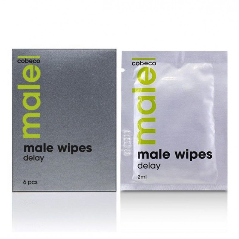 Салфетки с охлаждающим эффектом для продления полового акта Male Cobeco Wipes Delay. Артикул: IXI61132