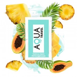Лубрикант на водной основе с ароматом тропических фруктов Aqua Travel Flavour, 6мл