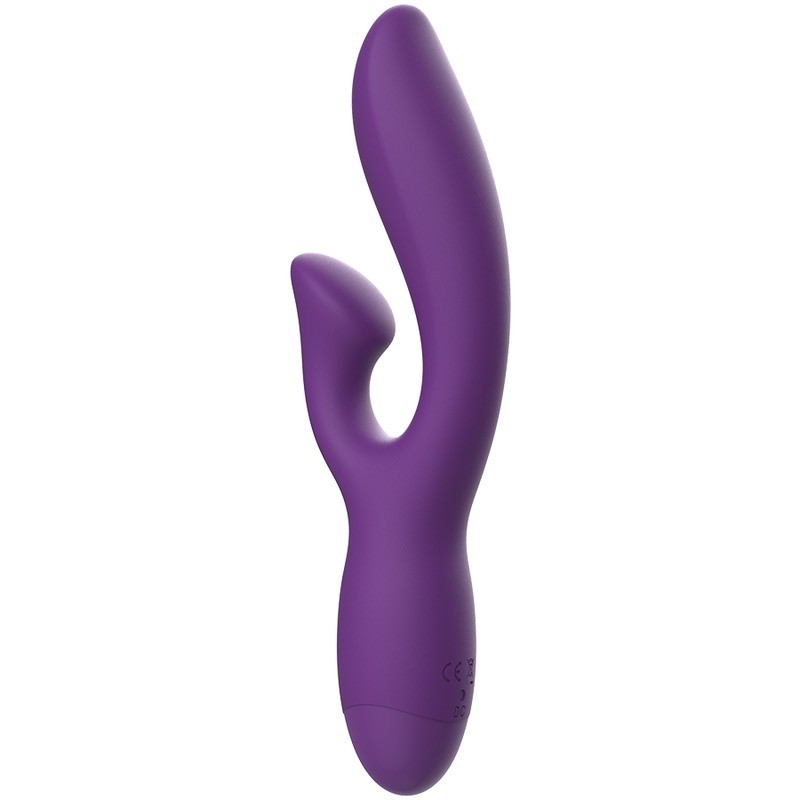 Двойной вибратор фиолетовый Rewolution Rewofun Flexible Rabbit Vibrator. Артикул: IXI61171
