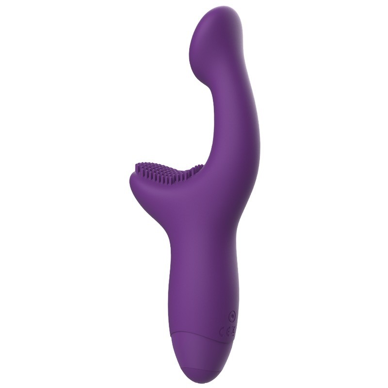 Вибратор двойной стимуляции фиолетовый Rewolution Rewokiss Vibrating. Артикул: IXI61173