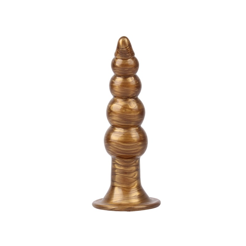 Anal plug with balls bronze Colt Bisley Medium. Артикул: IXI61213