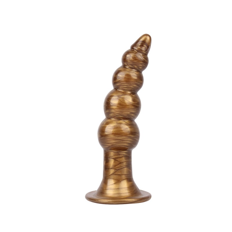 Anal plug with balls bronze Colt Bisley Medium. Артикул: IXI61213