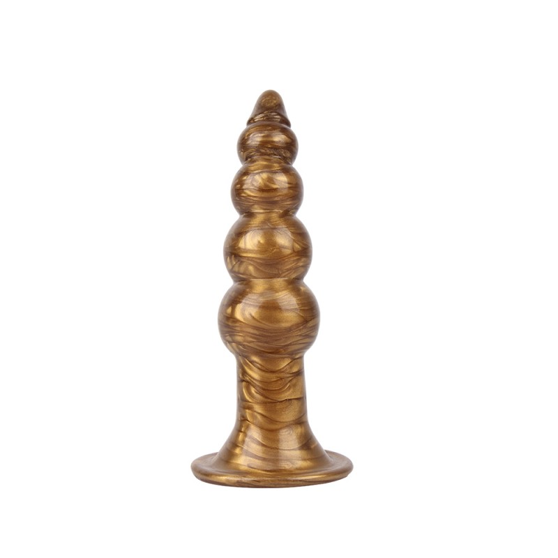 Anal plug with balls bronze Colt Bisley Medium. Артикул: IXI61213