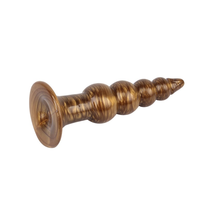 Anal plug with balls bronze Colt Bisley Medium. Артикул: IXI61213