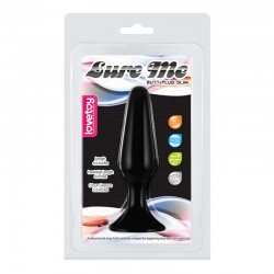 Black Butt Plug Lure Me Silicone Anal Plug Small