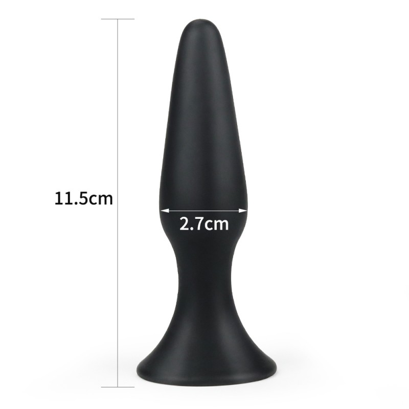 Black Butt Plug Lure Me Silicone Anal Plug Small. Артикул: IXI61226