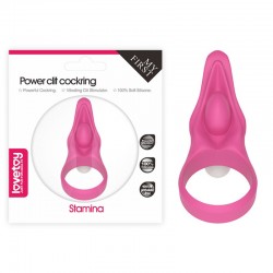 Pink Power Clit Silicone Cockring