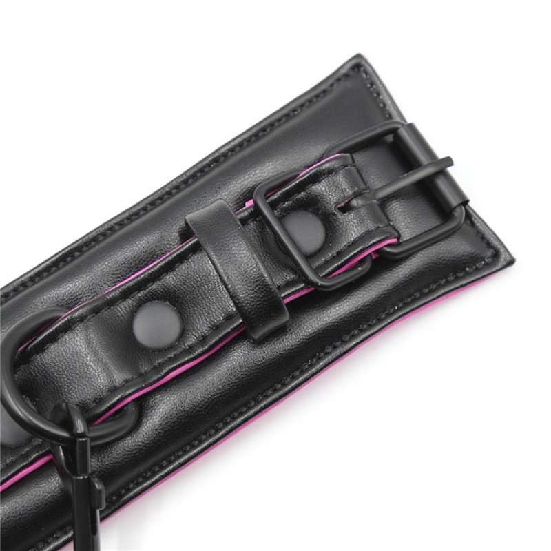 Набор для бондажа черно-розовый Black and Fuchsia Bondage Kit 3 Pieces. Артикул: IXI61236
