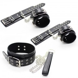     Black Bondage Kit 3 Pieces