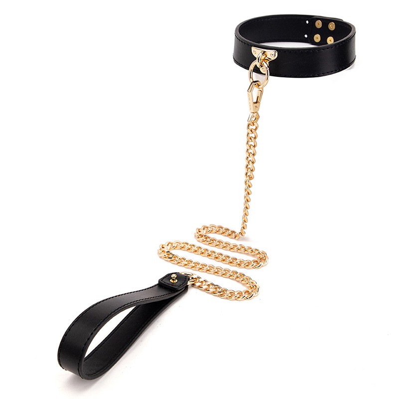 Elite set of bdsm accessories Golden Leather Bondage Kit 8 Pieces. Артикул: IXI61257