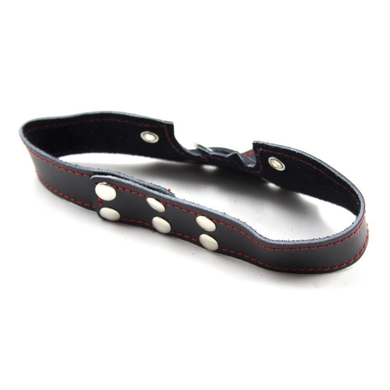 Черный бдсм набор с красной строчкой Luxury Red Line Bondage Kit 7 Pieces. Артикул: IXI61259
