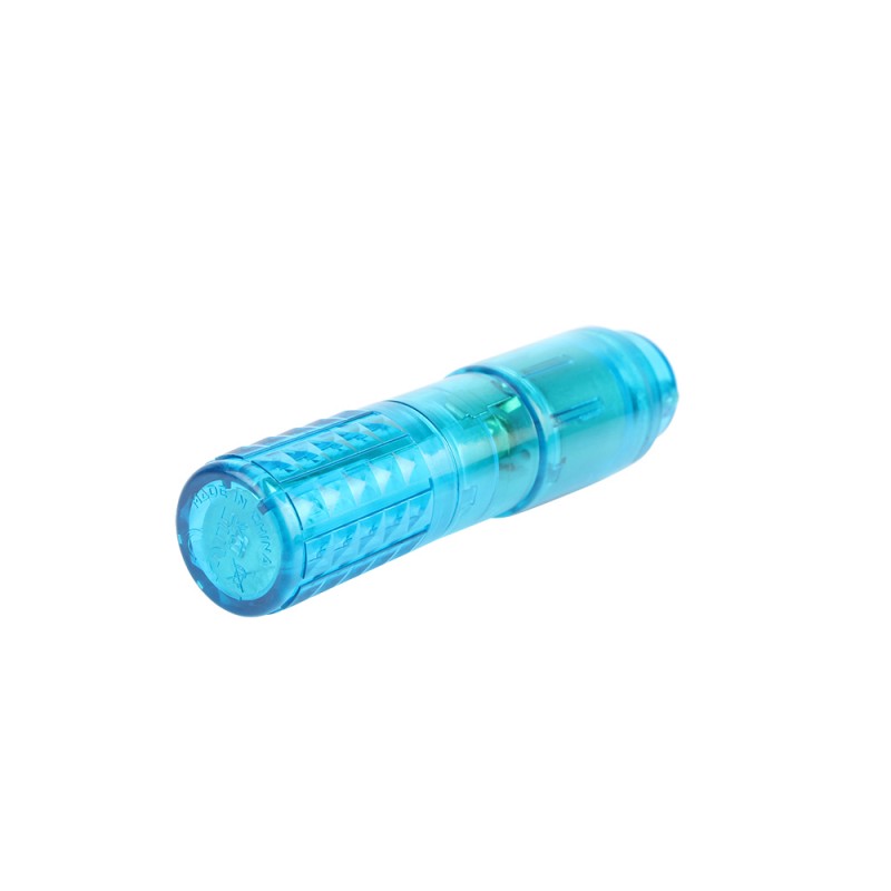 Голубой вибростимулятор пластиковый The Ultimate Mini Massager. Артикул: IXI61273