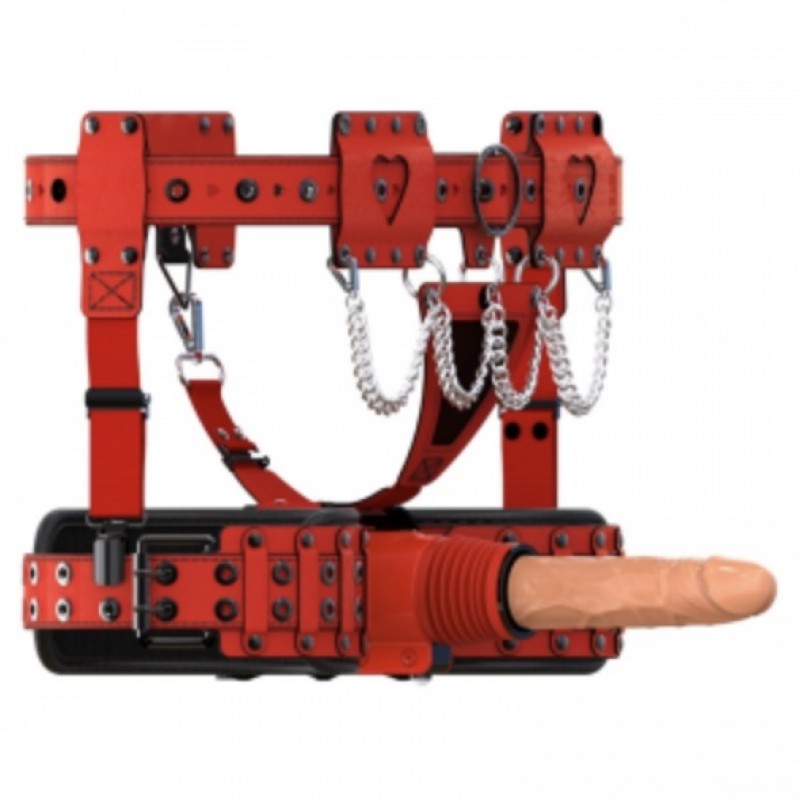 Роботизированный страпон с креплением на пояс Lazy Lover Strap-On Sex Machine. Артикул: IXI61283