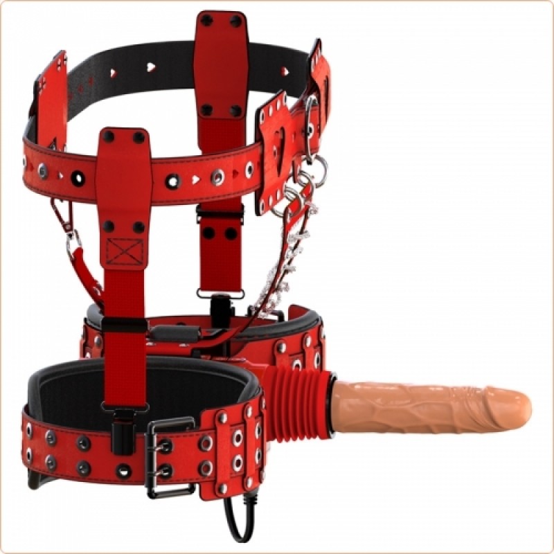Роботизированный страпон с креплением на пояс Lazy Lover Strap-On Sex Machine. Артикул: IXI61283