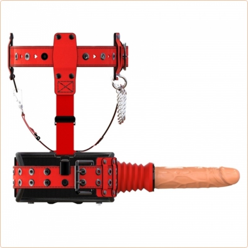 Роботизированный страпон с креплением на пояс Lazy Lover Strap-On Sex Machine. Артикул: IXI61283