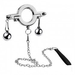 Кольцо утяжелитель для мошонки с поводком Cock Ring With Weight Ball and Leash по оптовой цене