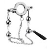       Cock Ring With Double Weight Ball and Leash