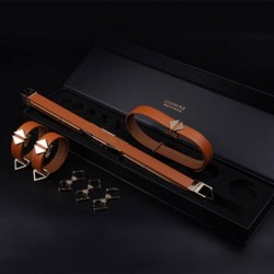 Adjustable Spreader Bar Lockink Collar & Cuff Set