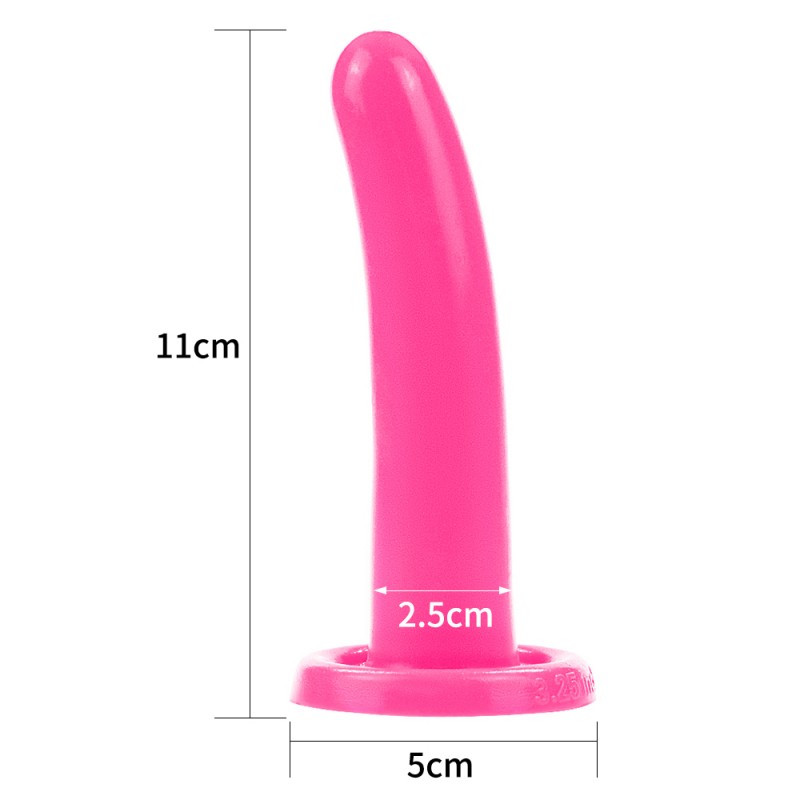 Фаллоимитатор розовый для страпона Silicone Holy Dong Small 4.5. Артикул: IXI61311