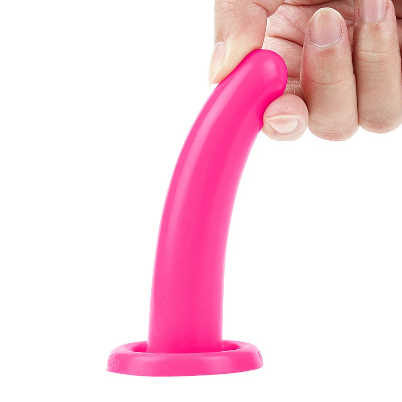 Фаллоимитатор розовый для страпона Silicone Holy Dong Small 4.5. Артикул: IXI61311