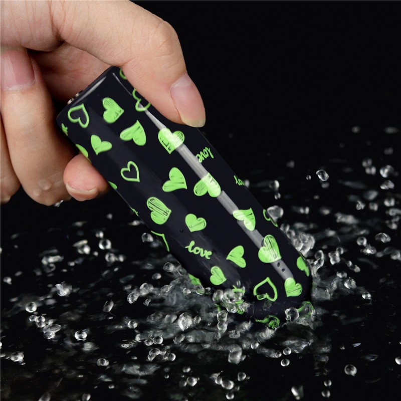 Компактный вибратор светящийся Rechargeable Glow-in-the-dark Heart Massager. Артикул: IXI61318