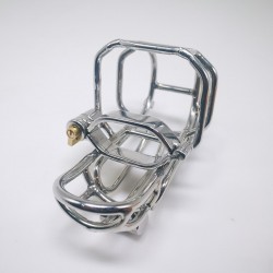 stainless steel chastity device cock cage ZS144   