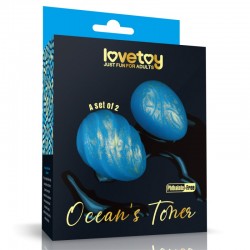 Вагинальные шарики для тренировки мышц Oceans Toner Egg Set