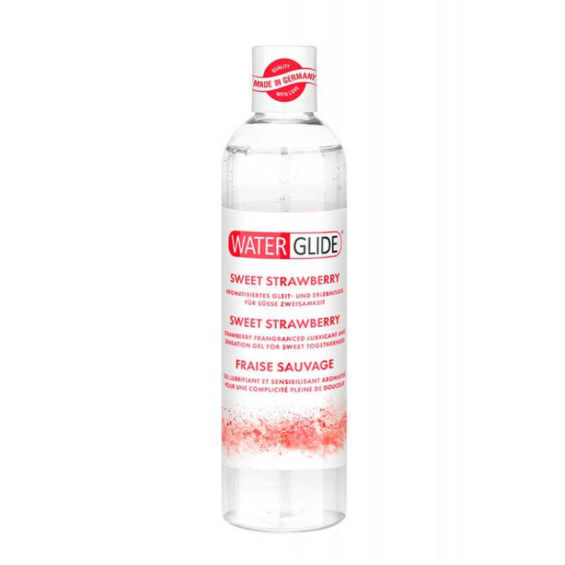Water-based lubricant Waterglide Sweet Strawberry, 300ml. Артикул: IXI61377