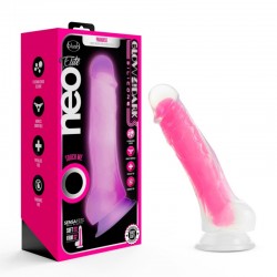 Luminous dildo Neo Elite Glow in the Dark Paradise